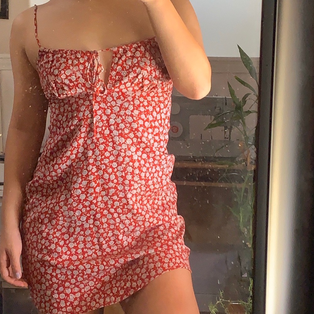 Princess polly motel rocks red dress floral